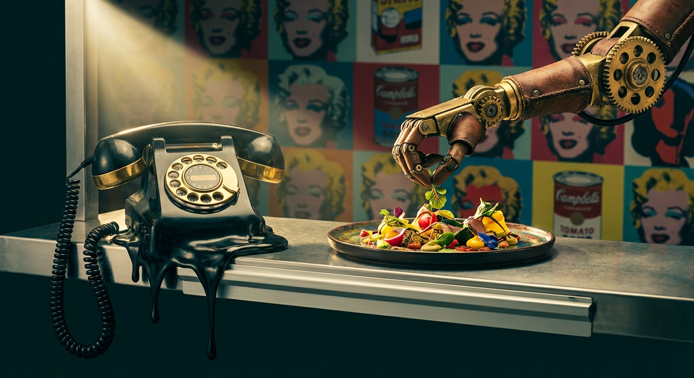 AI-powered phone ordering system taking restaurant orders during peak dinner rush