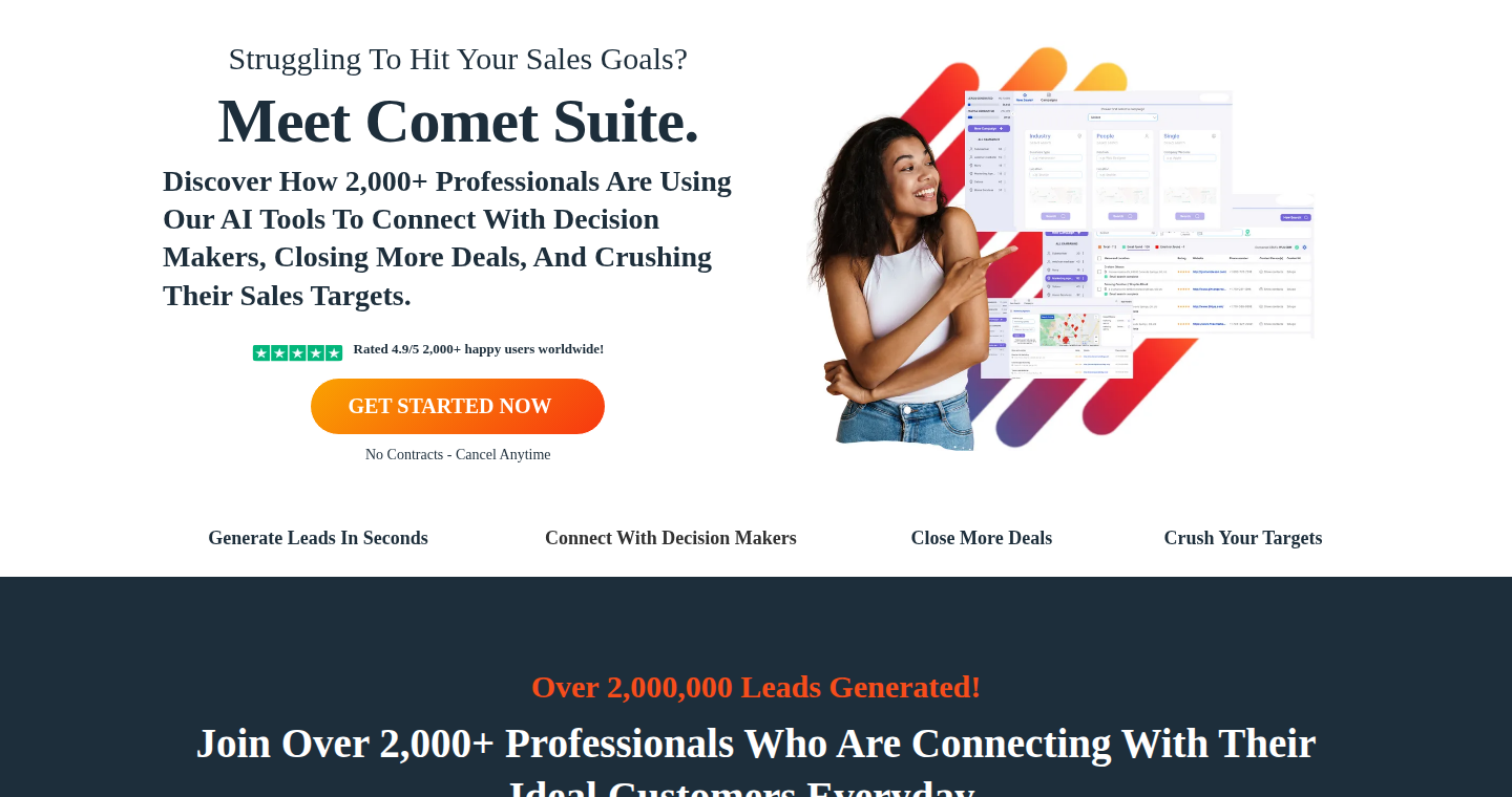 Coldreach intent signals homepage
