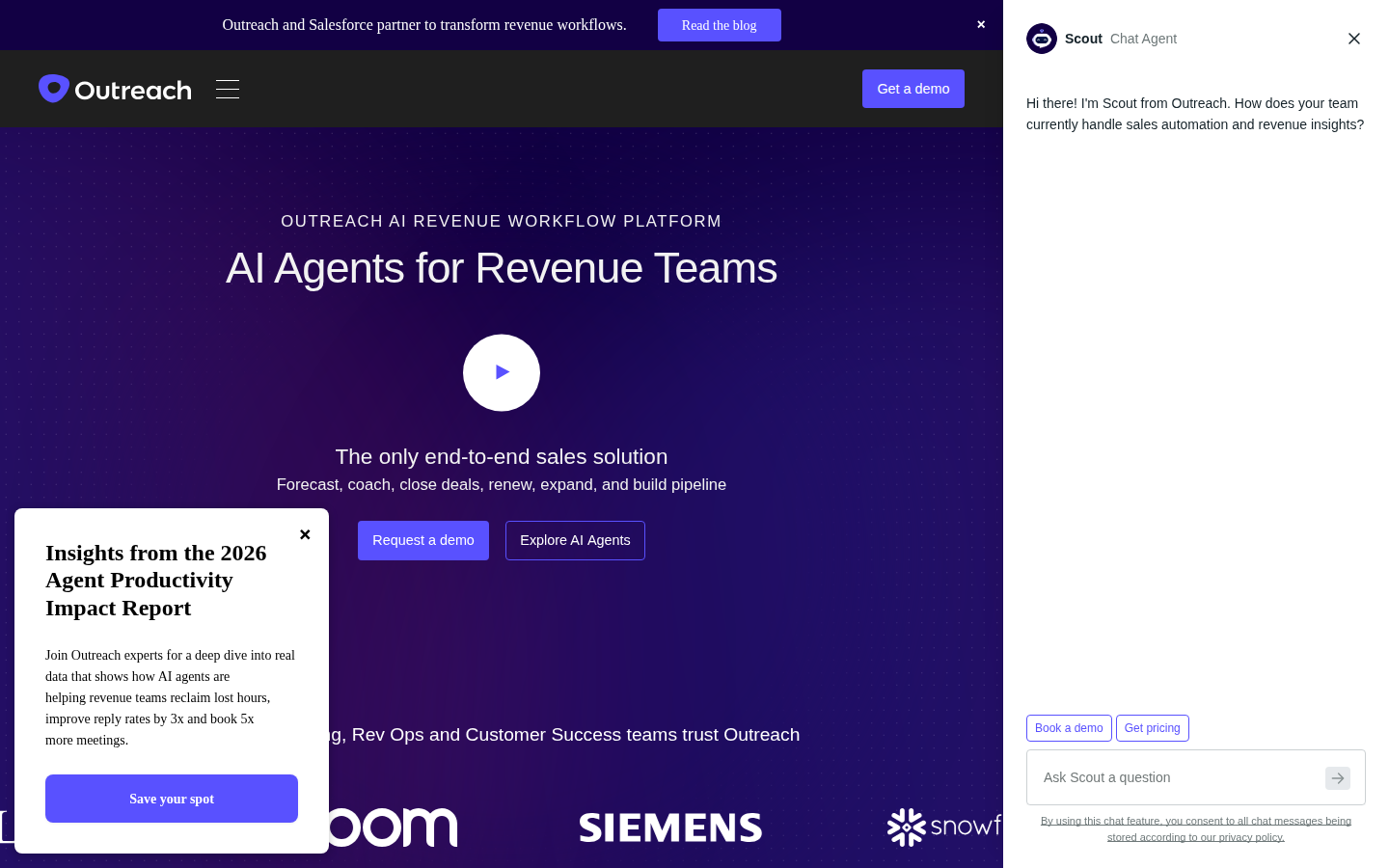 Outreach.io sales engagement platform